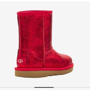 Girls UGG Classic II boots (mid) Ruby Red